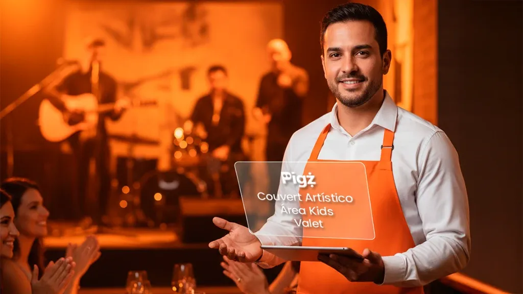 Mais Organização na Cobrança de Serviços Extras (Couvert, Valet) com o Pigz