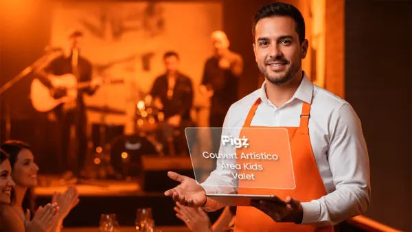 Mais Organização na Cobrança de Serviços Extras (Couvert, Valet) com o Pigz